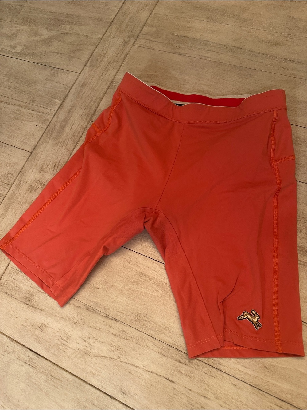 Men's Tracksmith Turnover Half Tights Lined Orange M
